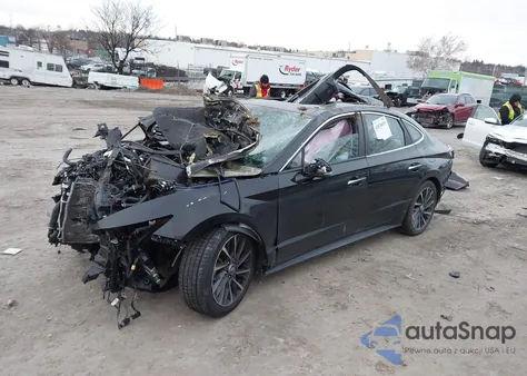 2022 Hyundai Sonata Limited from USA, damaged, VIN KMHL34J24NA204387